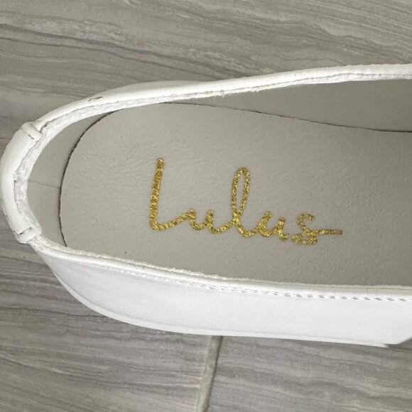 Platform white sneakers - Glitzzy - Picture 2 of 4